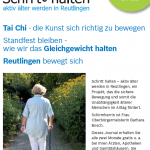 Tai Chi-leaflet (German)