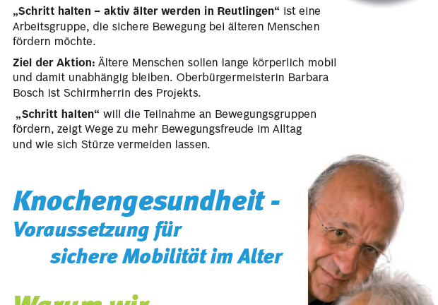 Bone Health Leaflet (German)