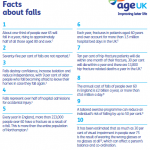 Facts about falls leaflet – Older People and Professionals (English)