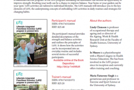 LiFE - Lifestyle-integrated Functional Exercise: Reducing falls and improving function.
