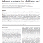 Fall risk-assessment tools compared with clinical judgment: an evaluation in a rehabilitation ward