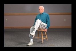 Video clip of seated exercises (in preparation for standing exercise) for Older Adults (English)