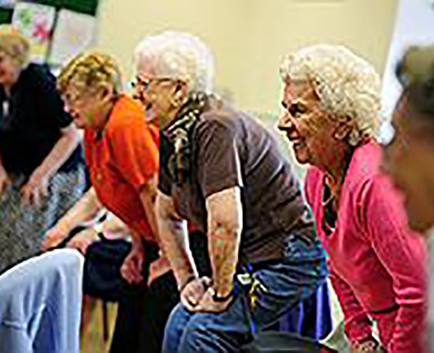 Chair based home exercise programme (for older people who are very unstable and need to improve strength in a seated position first before moving onto the Otago programme)