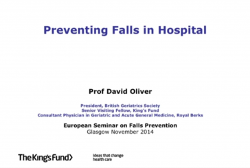 EUPHA/ProFouND Seminar Presentations-David Oliver