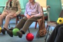 Video clip showing the ETB gaitAGE Elderly Falls Prevention System for professionals (English)