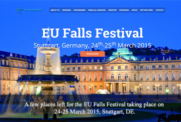 A few places left for the EU Falls Festival taking place on 24-25 March 2015, Stuttgart, DE.
