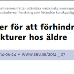 Interventions for preventing falls in home-dwelling older people (Swedish document)
