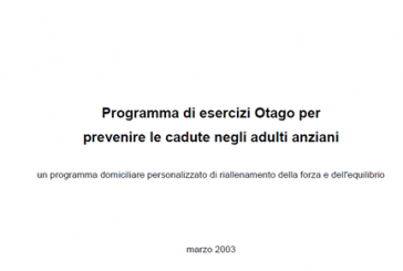 Otago Home Exercise Manual for Professionals (Italian)